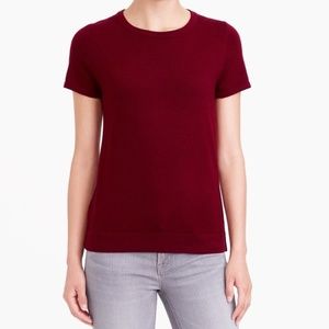 J Crew Women’s XS Red short sleeve crew neck tee